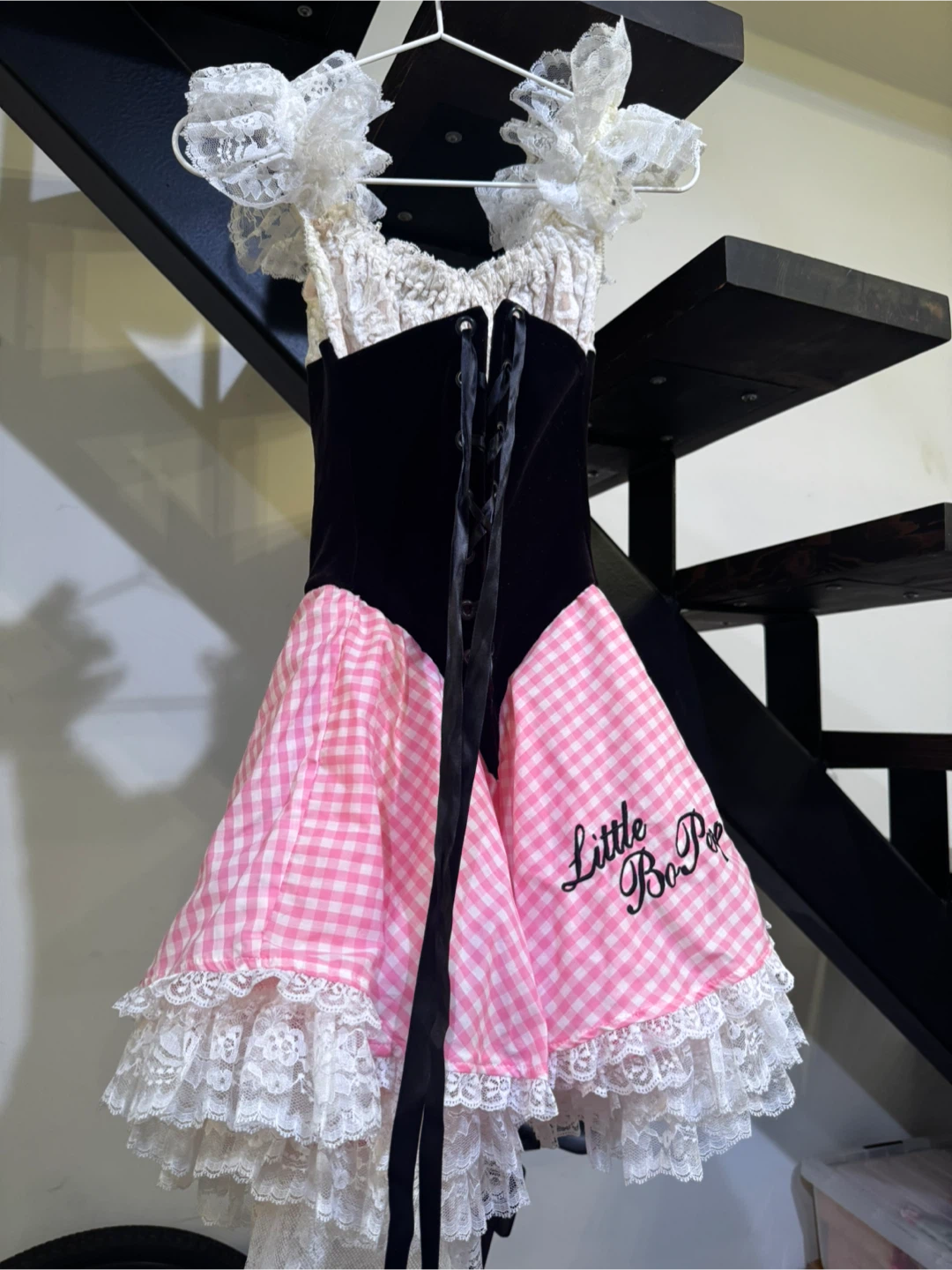 Vintage 2006 - Little Bo Peep Costume with sheep bag and crook - photo 3