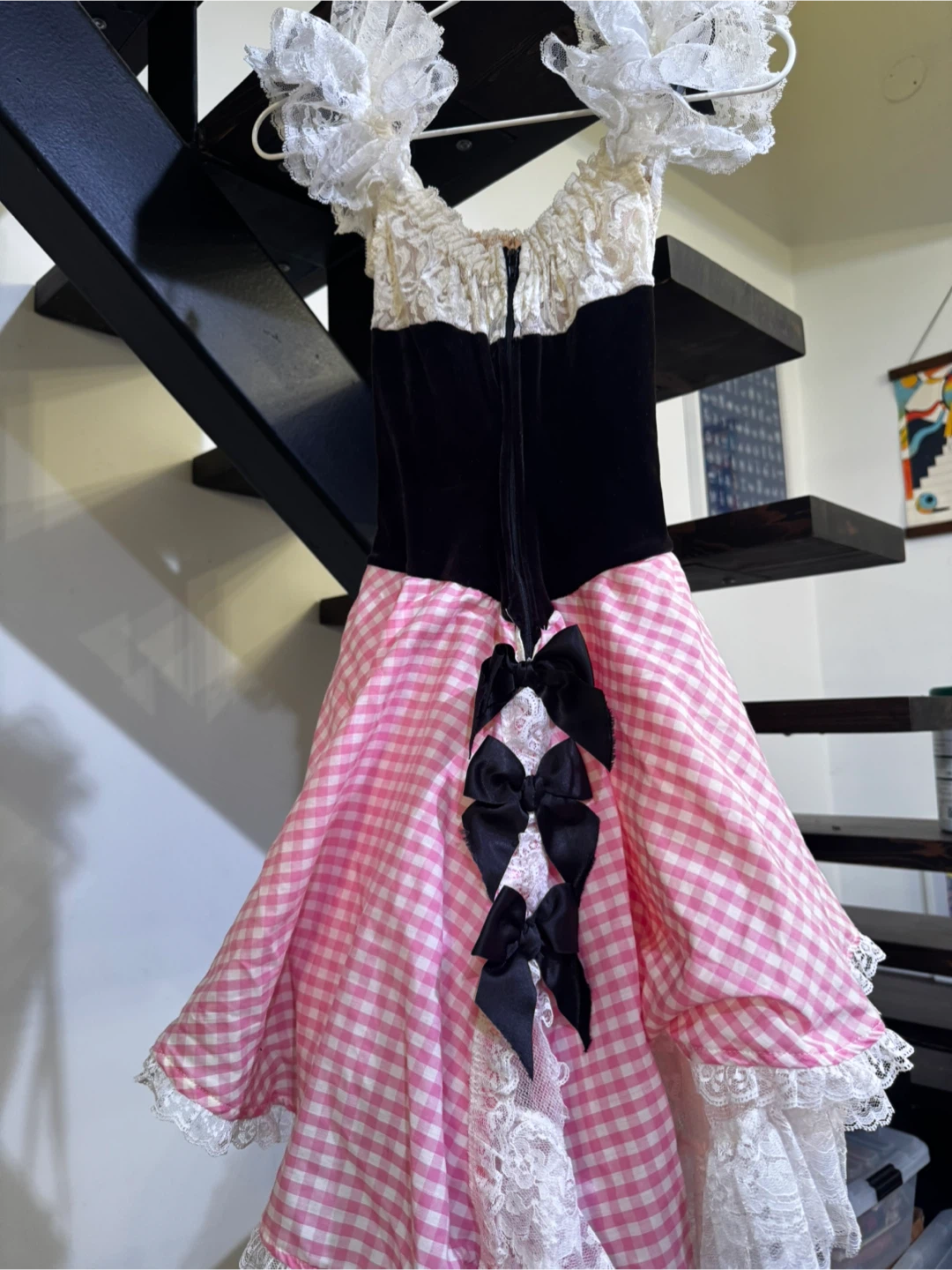 Vintage 2006 - Little Bo Peep Costume with sheep bag and crook - photo 4