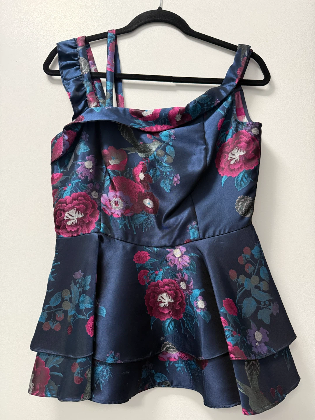 Floral Peplum Sleeveless Top - photo 2