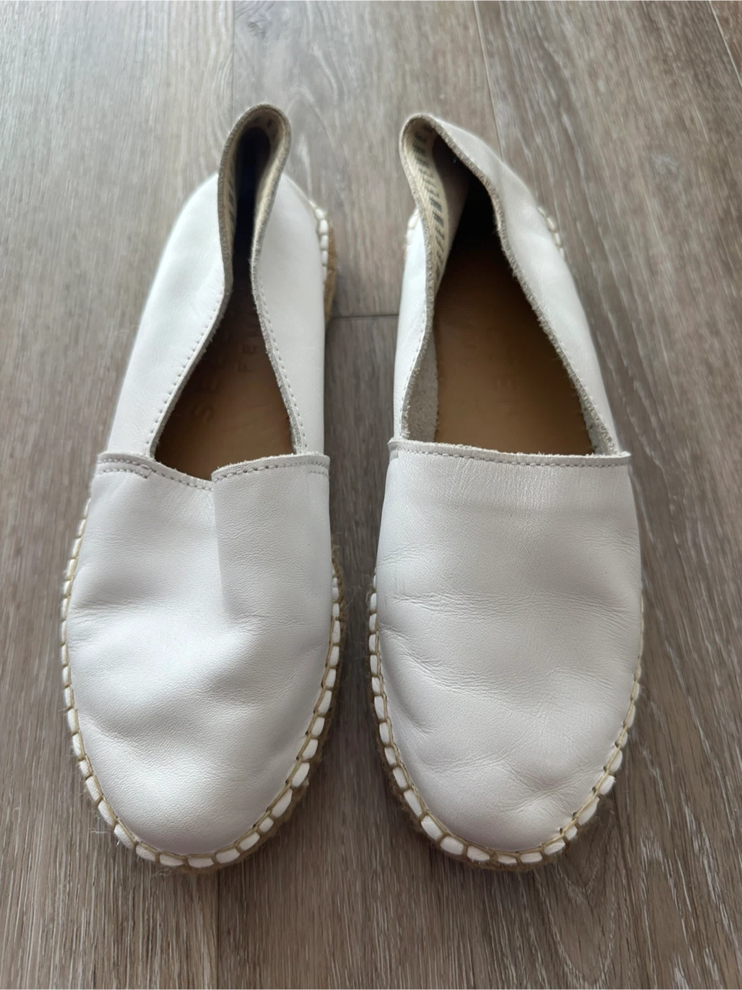 Selected Femme White Leather Espadrilles - photo 2