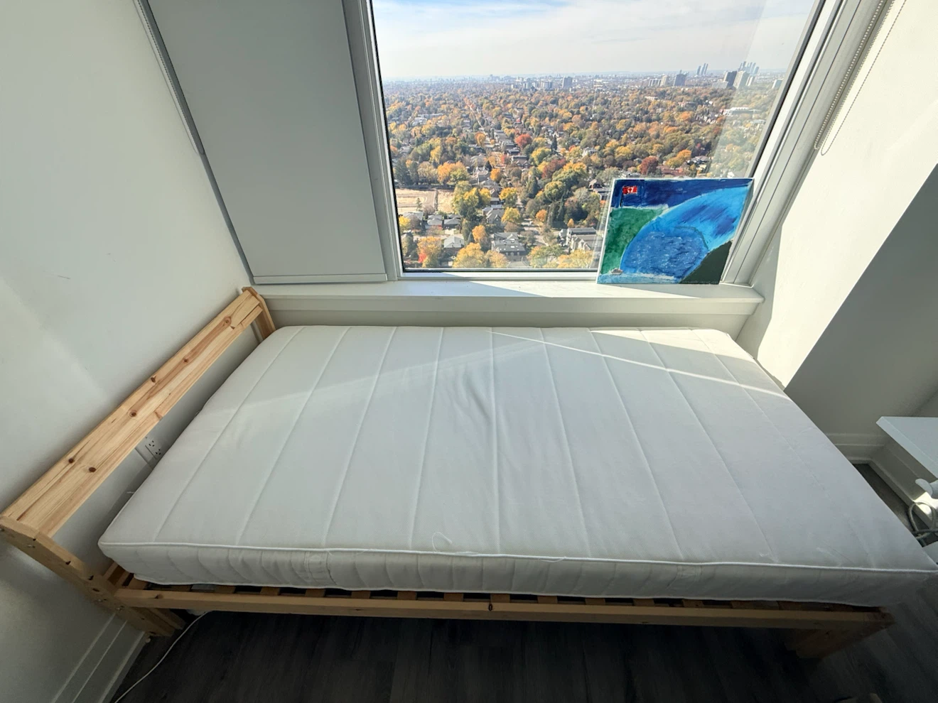 IKEA Tarva  Bed Frame and Mattress