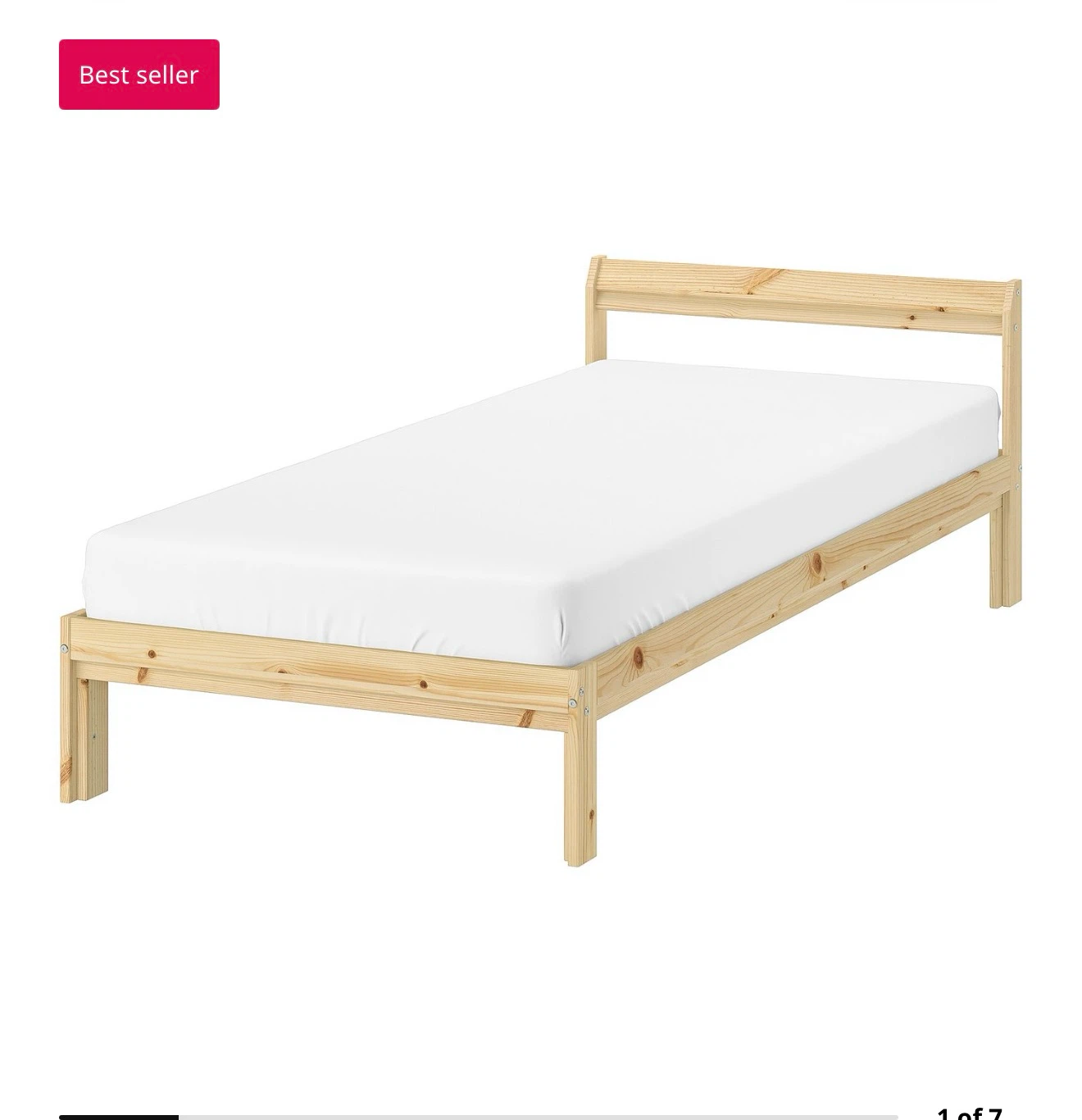 IKEA Tarva  Bed Frame and Mattress - photo 2
