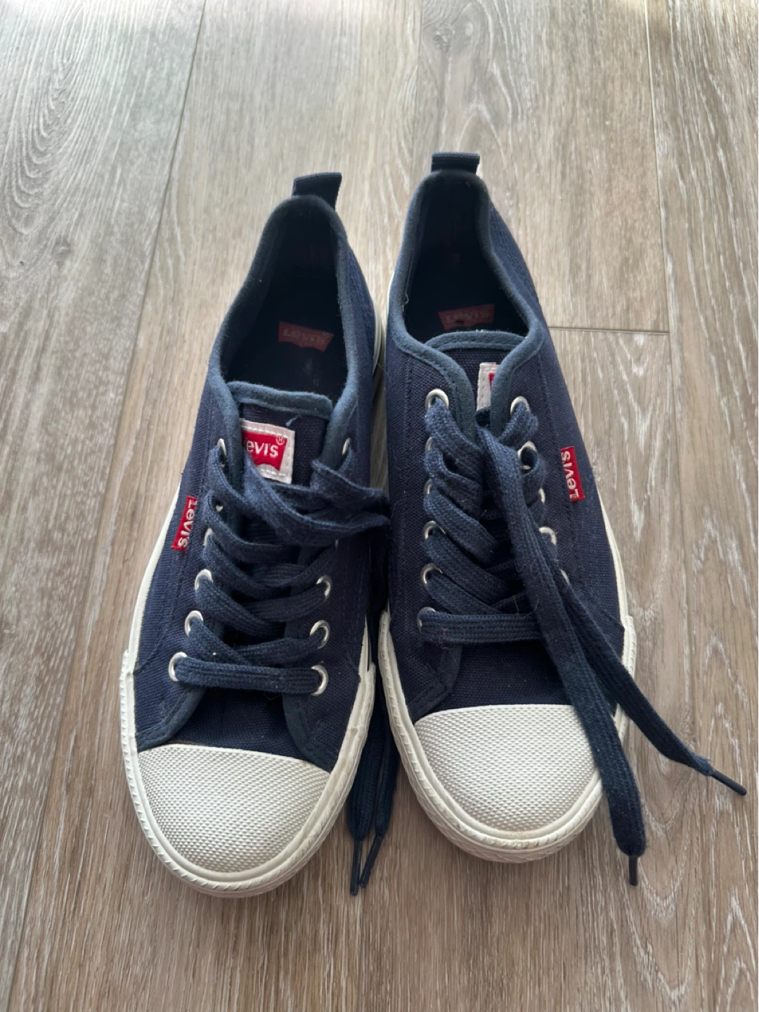 Levi's Navy Canvas Sneakers US 6.5-7