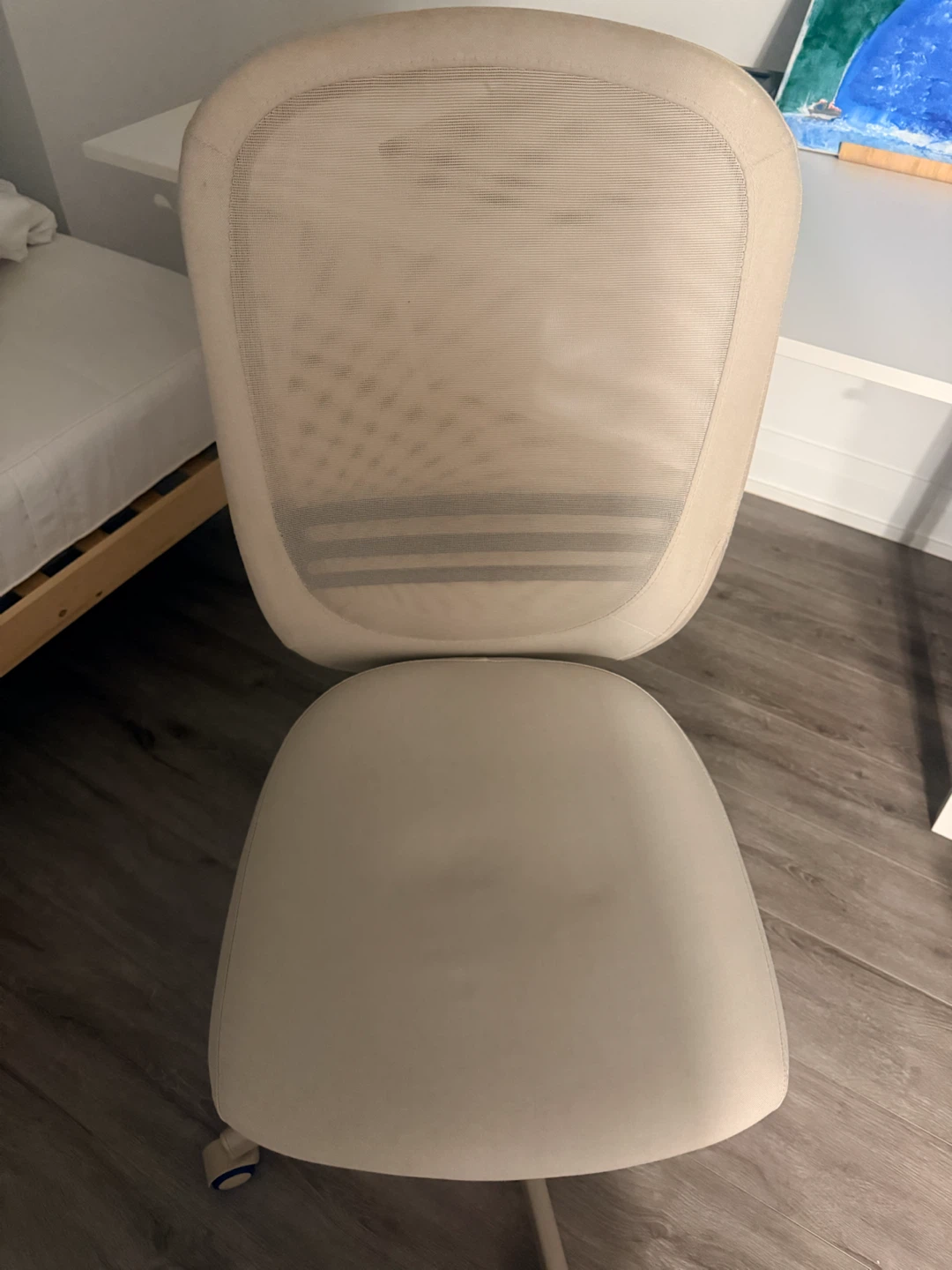 Beige Mesh Office Chair
