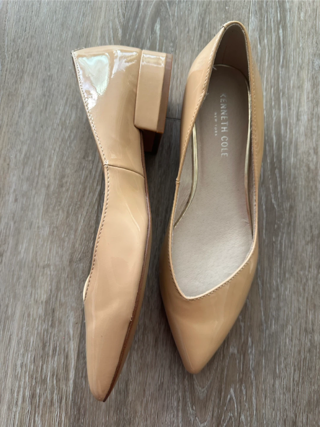 Kenneth Cole Nude Patent Flats - photo 2