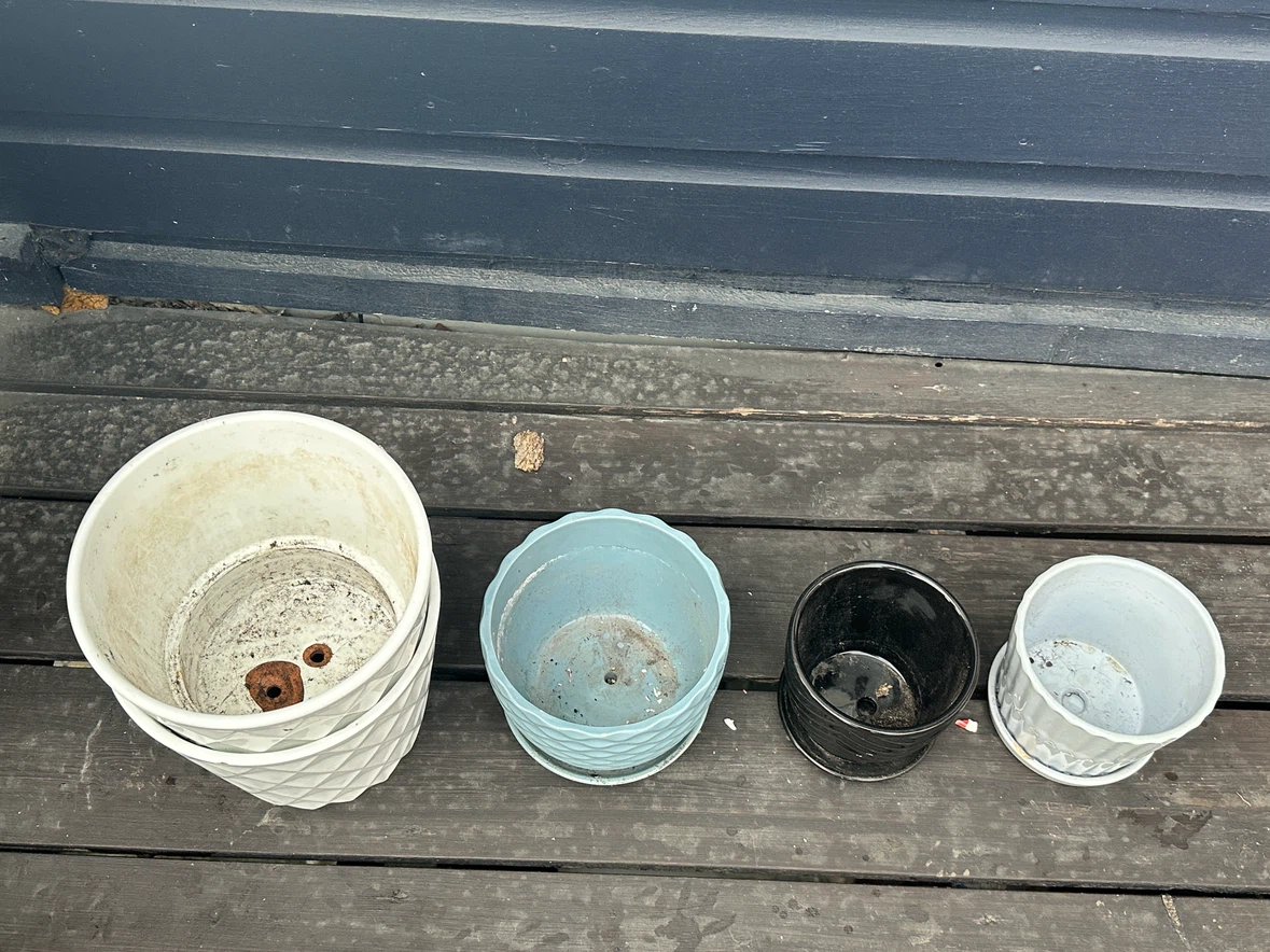 Ceramic Plant Pots Bundle x5 - photo 2