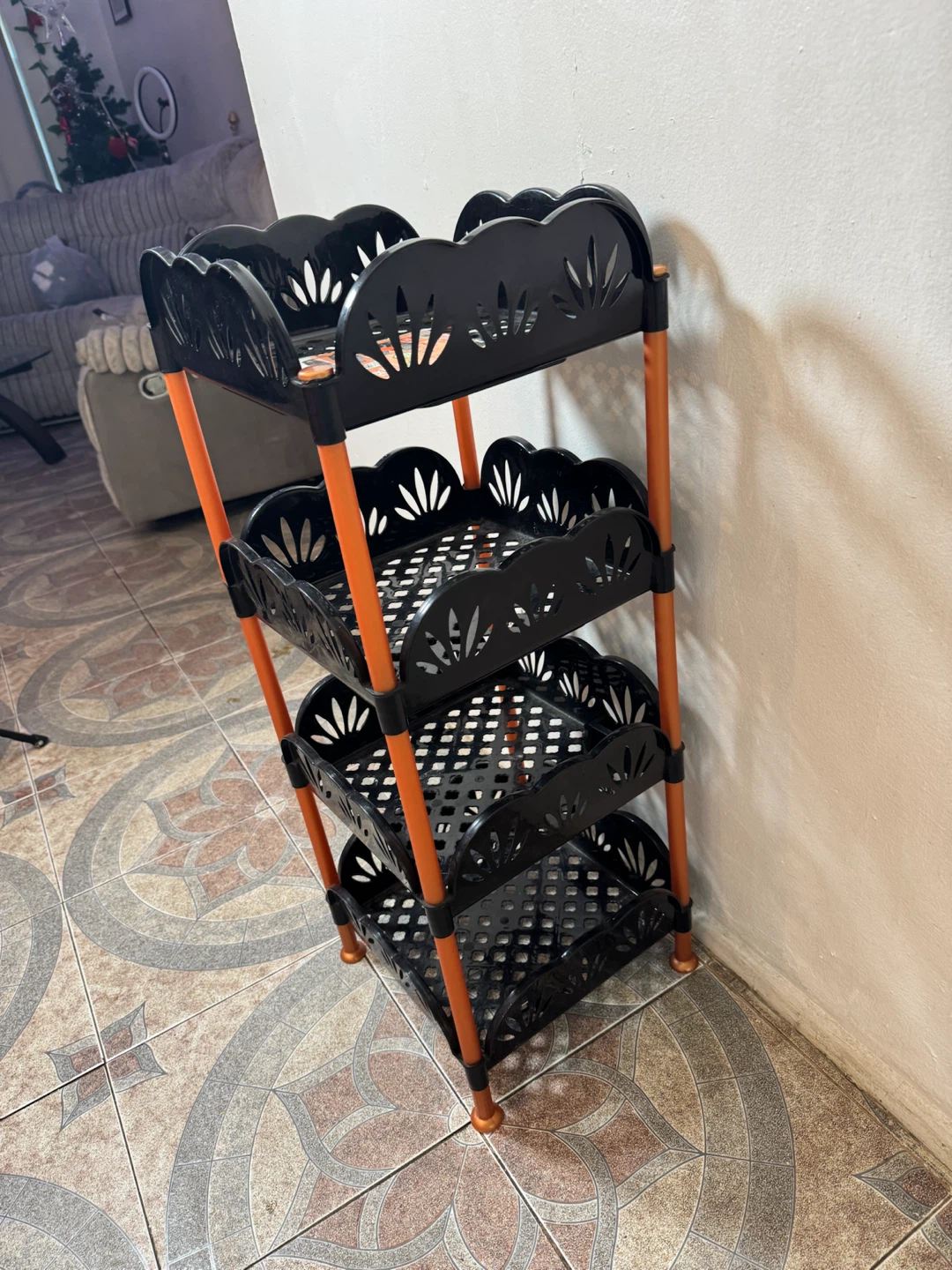 4-Tier Plastic Storage Shelf - photo 4