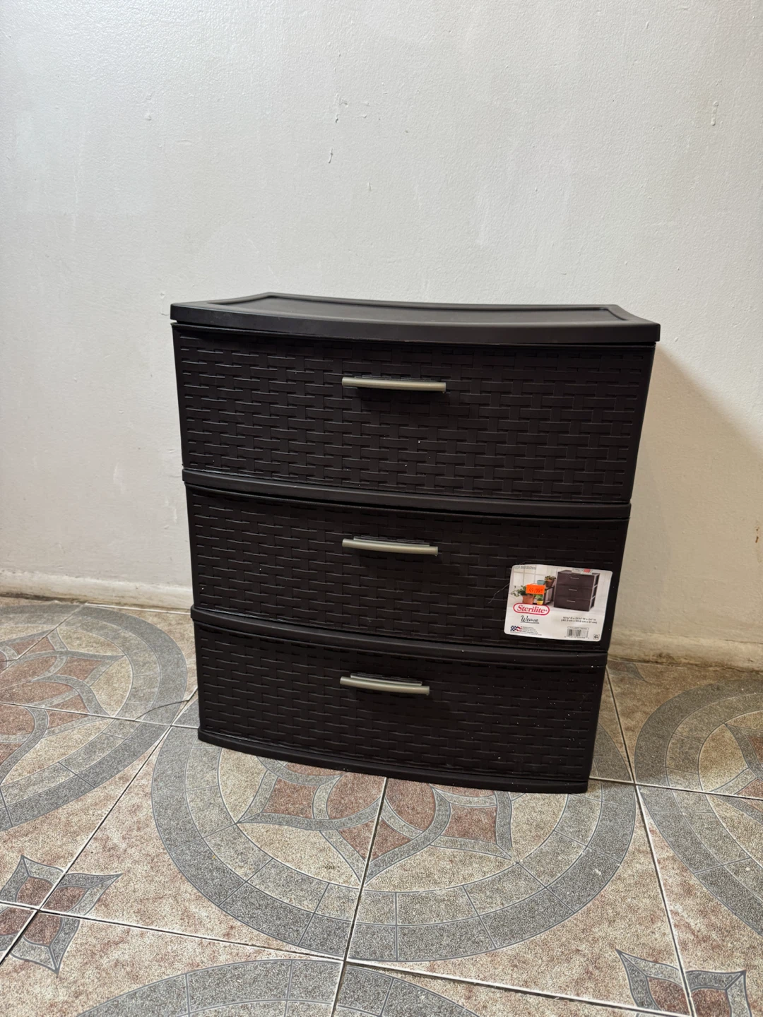 Sterilite Weave 3-Drawer Storage Cart