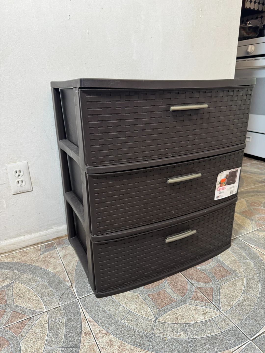 Sterilite Weave 3-Drawer Storage Cart - photo 3