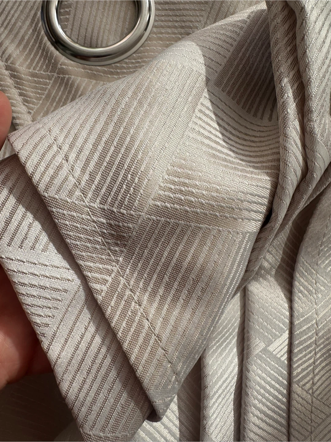 Geometric Pattern Grommet Curtains - photo 3