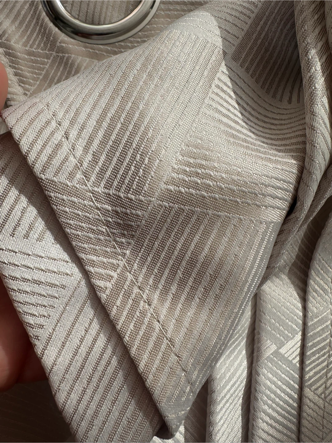 Geometric Pattern Grommet Curtains - photo 4