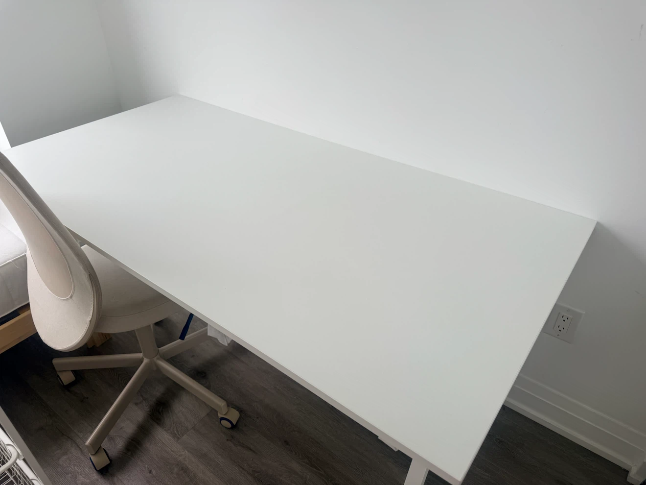 IKEA White Trestle Desk