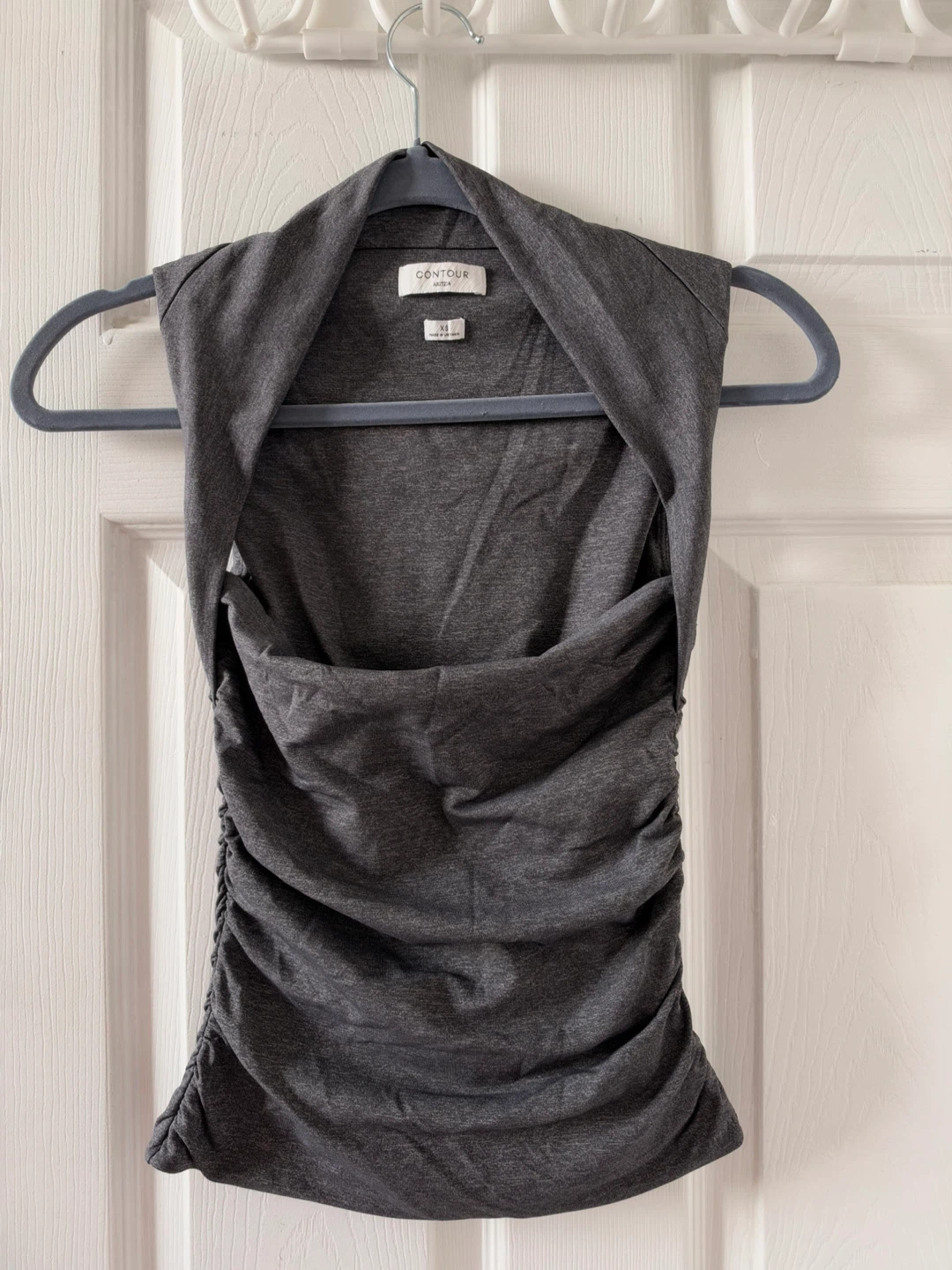 Aritzia Contour Ruched Sleeveless Top