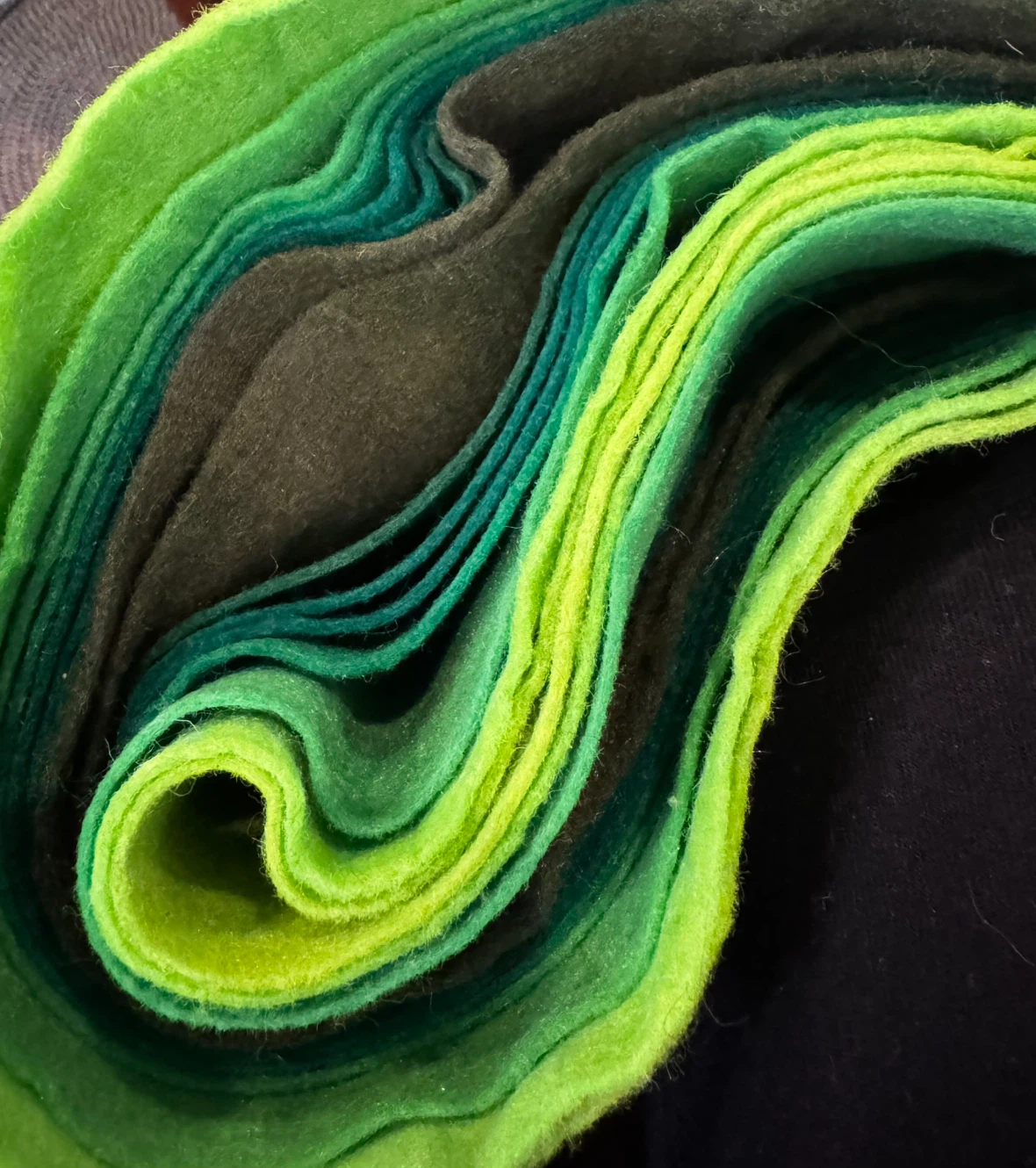 Assorted Soft Green Felt Sheets - photo 2