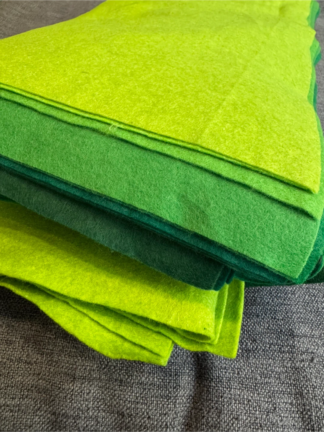 Assorted Soft Green Felt Sheets - photo 3