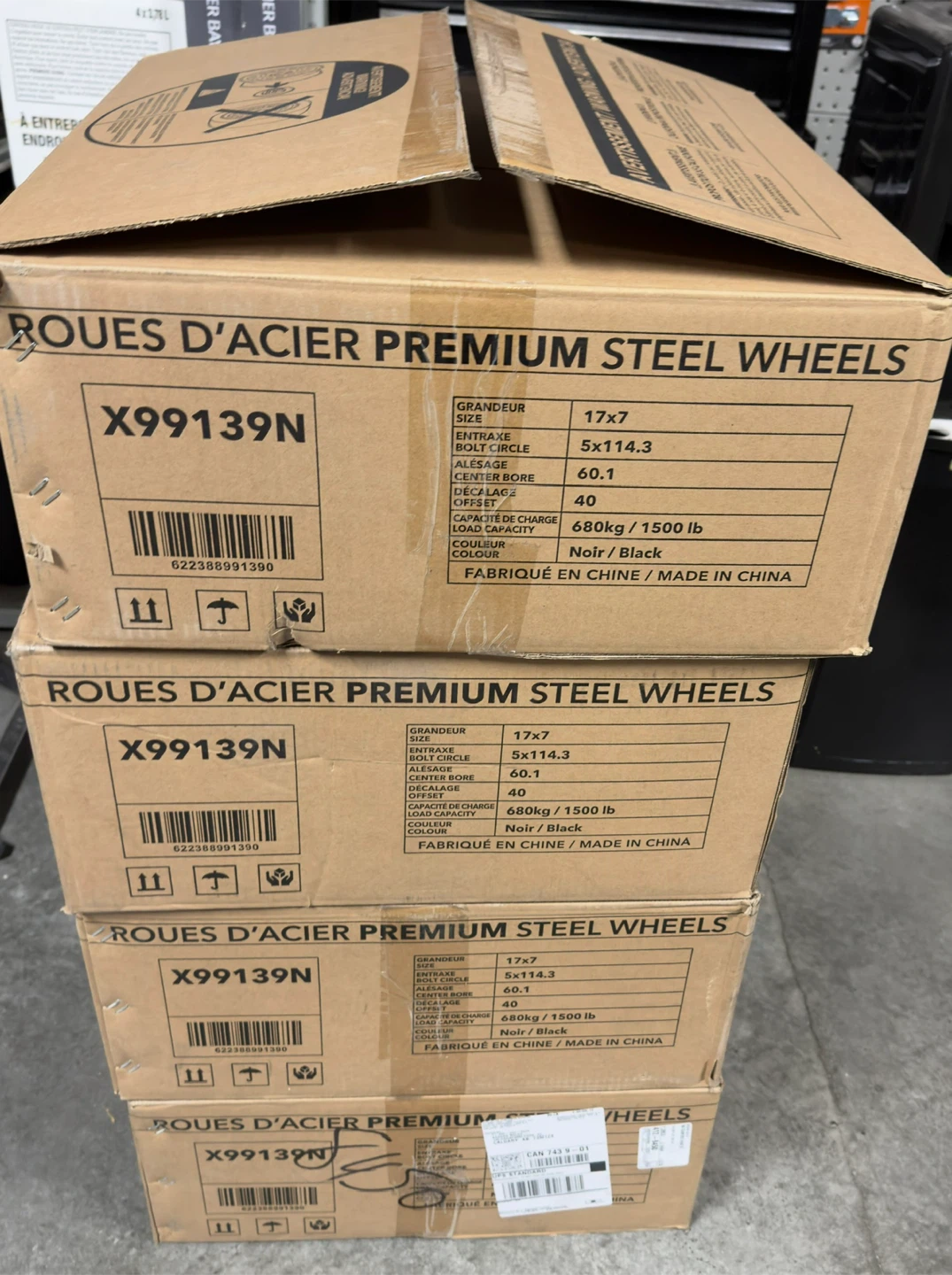 17x7 Steel Wheels - photo 2
