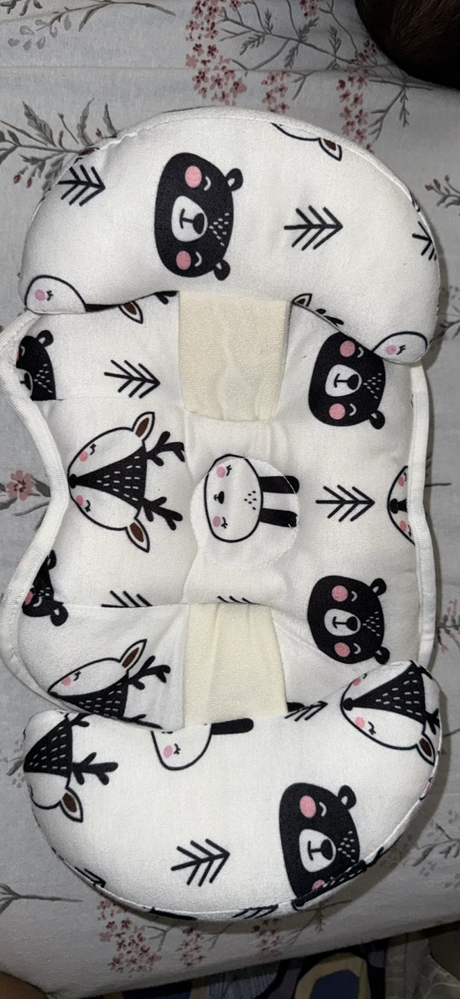 Baby Stroller Cushion Liner and Head Support Pillow