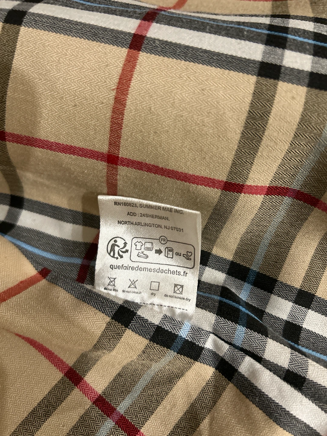 Saphirose Plaid-Lined Hooded Trench Coat - photo 4