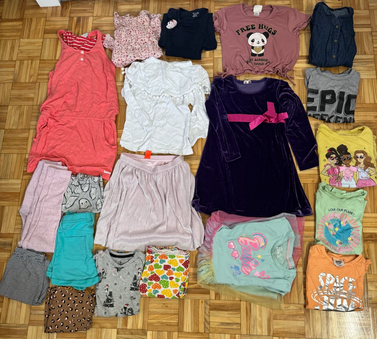 Girls Mixed Clothing Bundle; Size 8-14