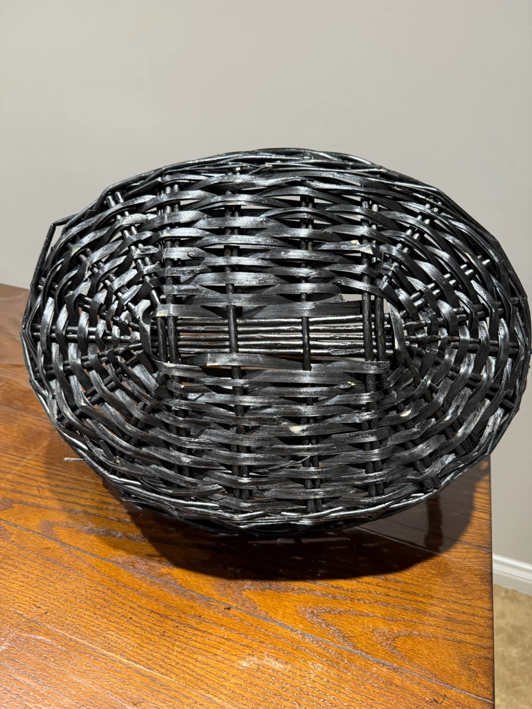 Black Wicker Basket - photo 5