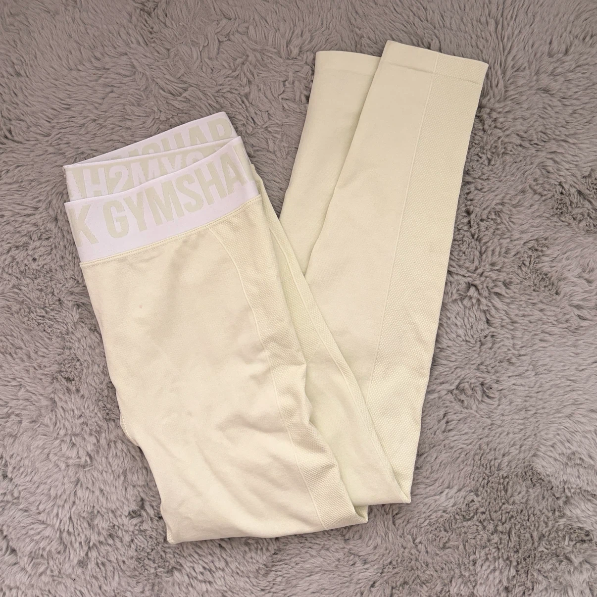 Gymshark Seamless Vital Yellow High Waist Leggings Size M - photo 2