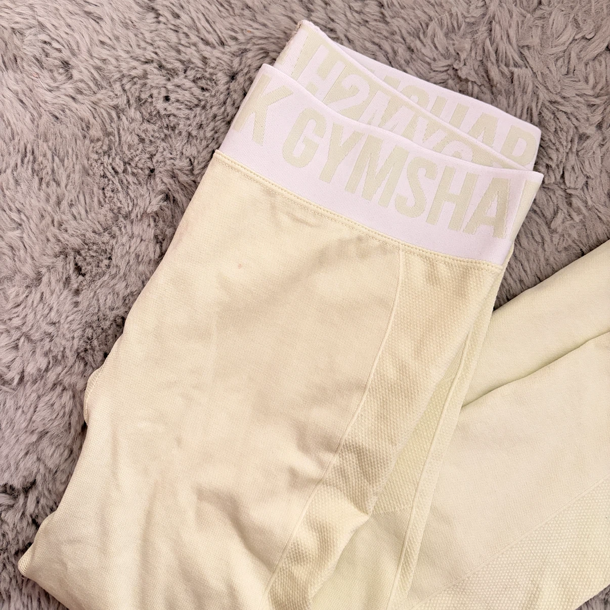 Gymshark Seamless Vital Yellow High Waist Leggings Size M - photo 3