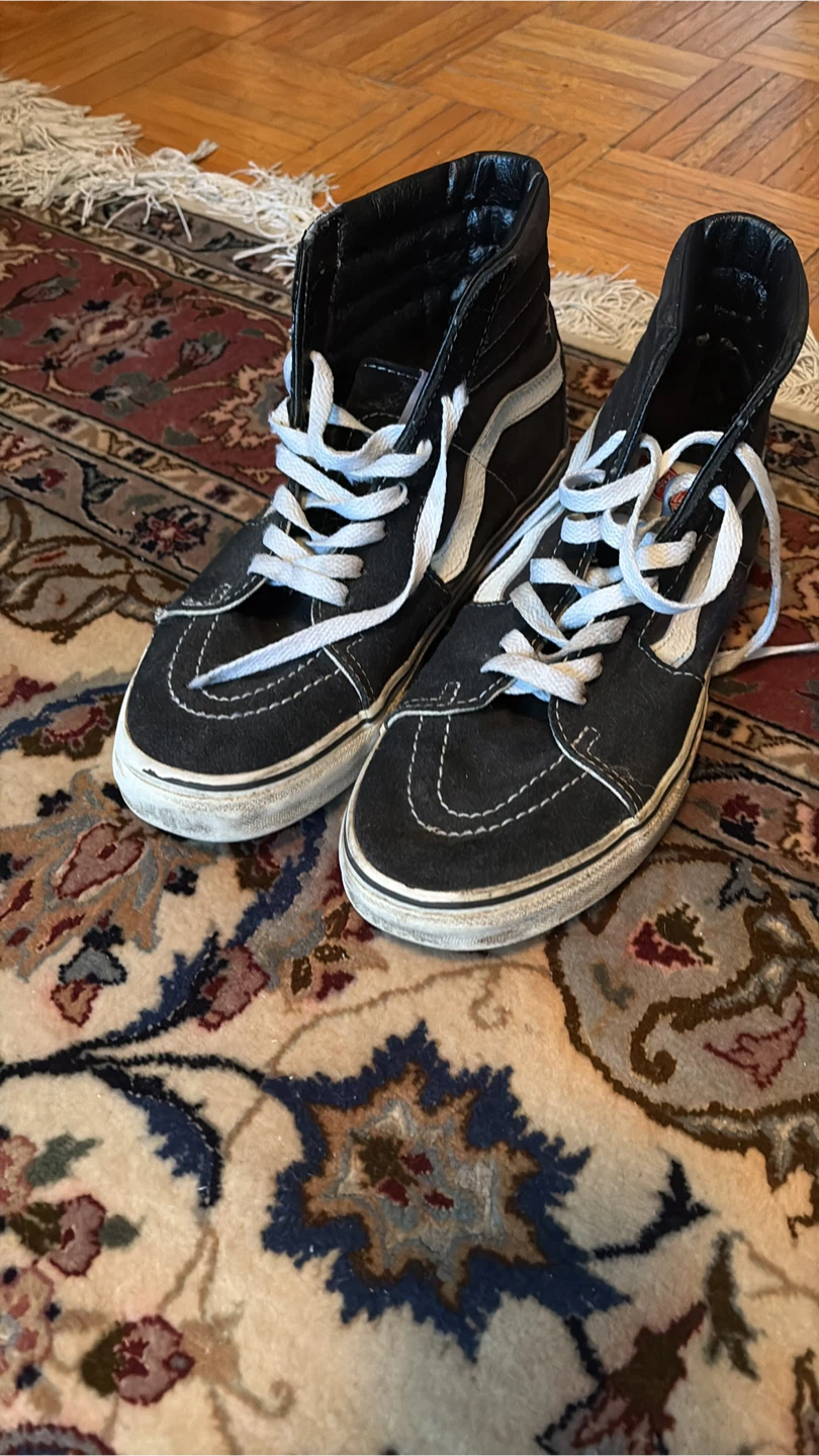 Vans Sk8-Hi Black High Top Sneakers