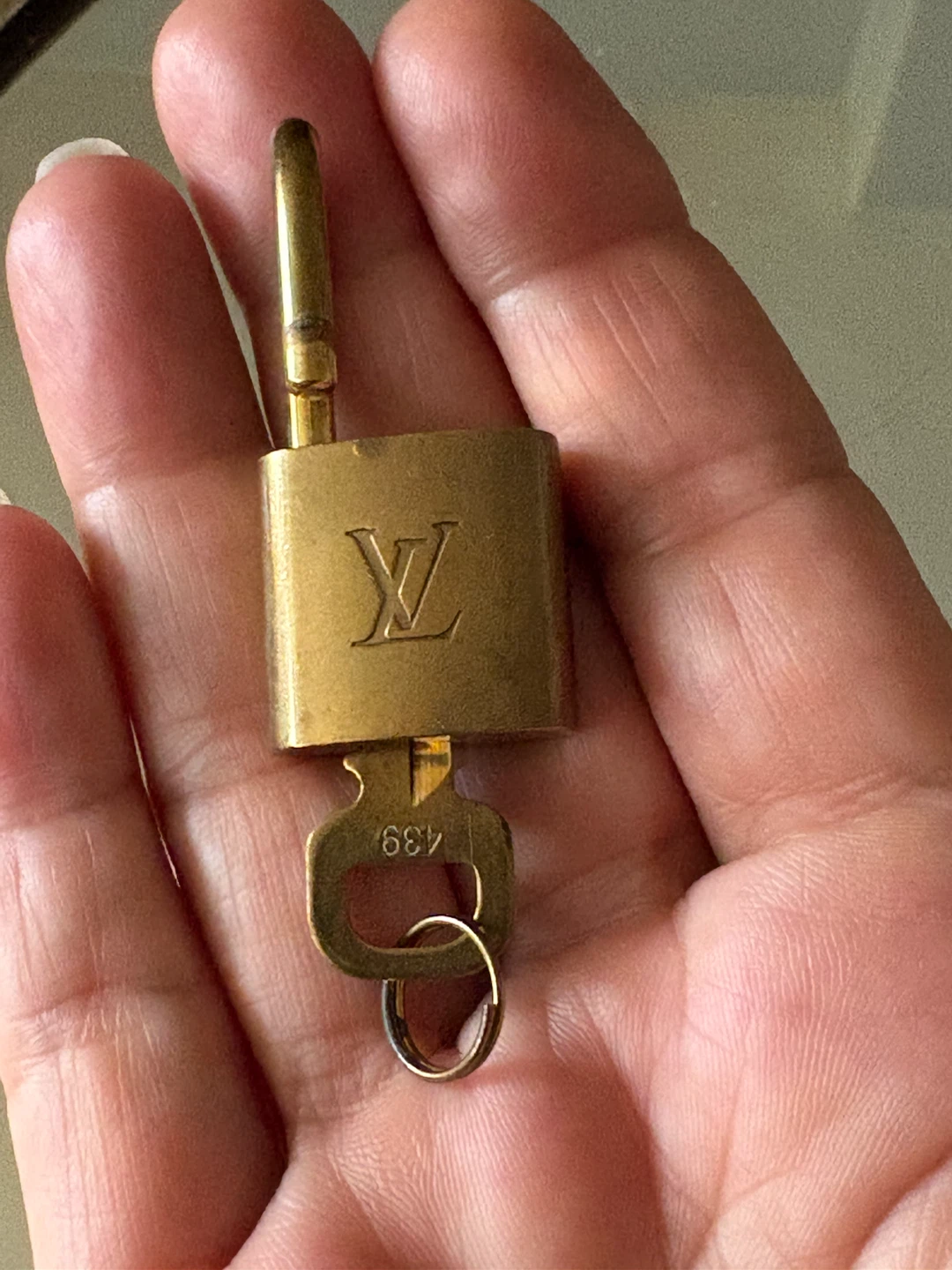 Louis Vuitton Brass Padlock and Key 439 - photo 2