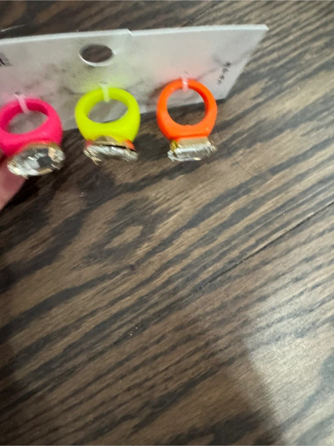 Ardene Neon Gem Ring Set - photo 3