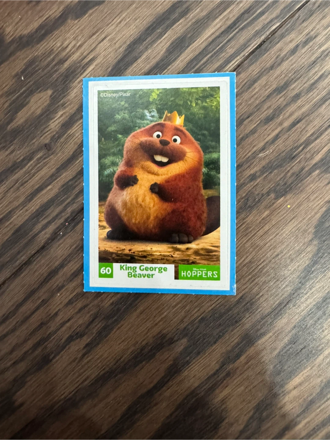 Disney Pixar Hoppers King George Beaver Trading Card