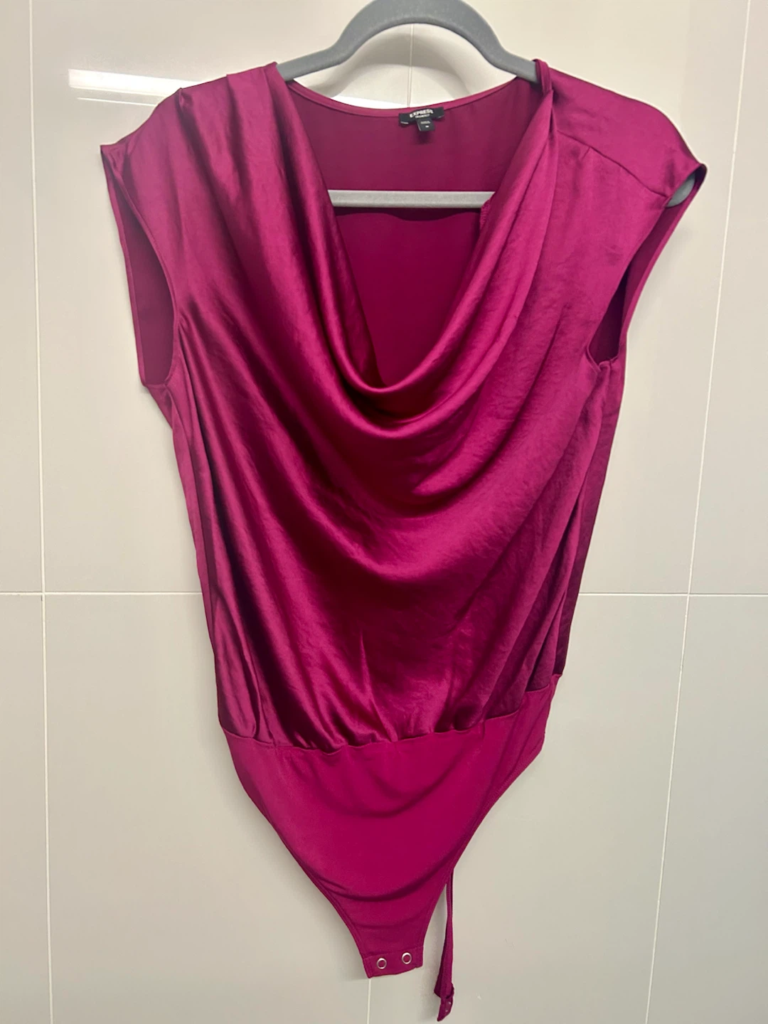 EXPRESS Gramercy Cowl Neck Bodysuit
