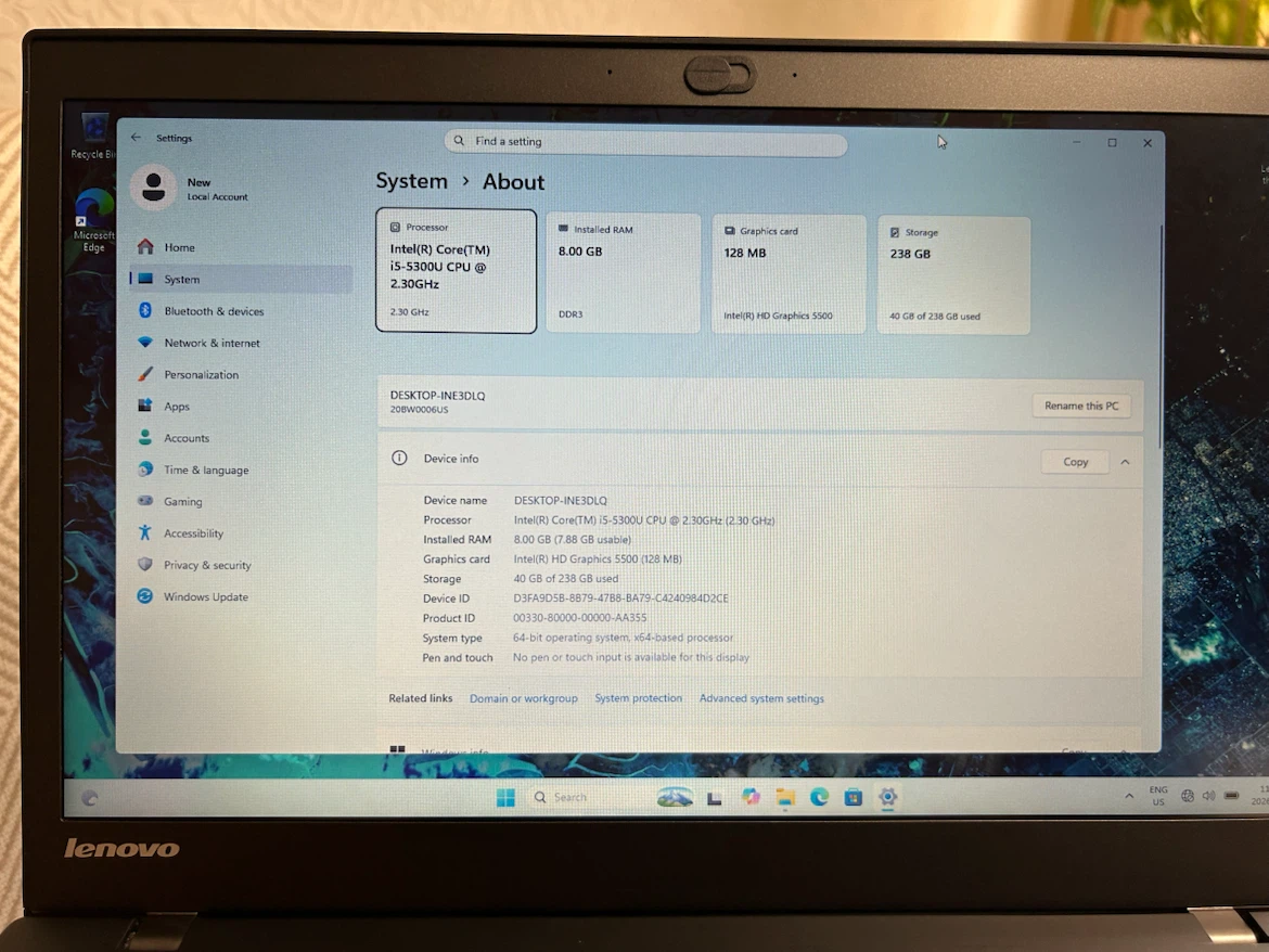 Lenovo ThinkPad T450s Laptop - photo 5
