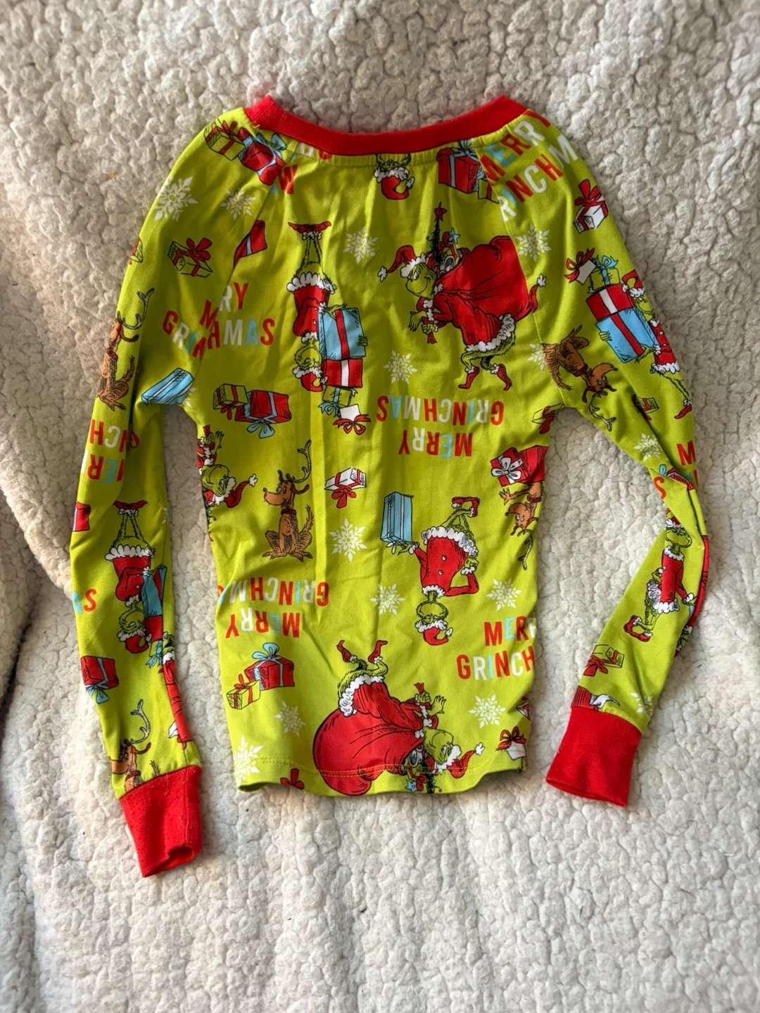 The Grinch Christmas Pajama Set Size 8 - photo 4