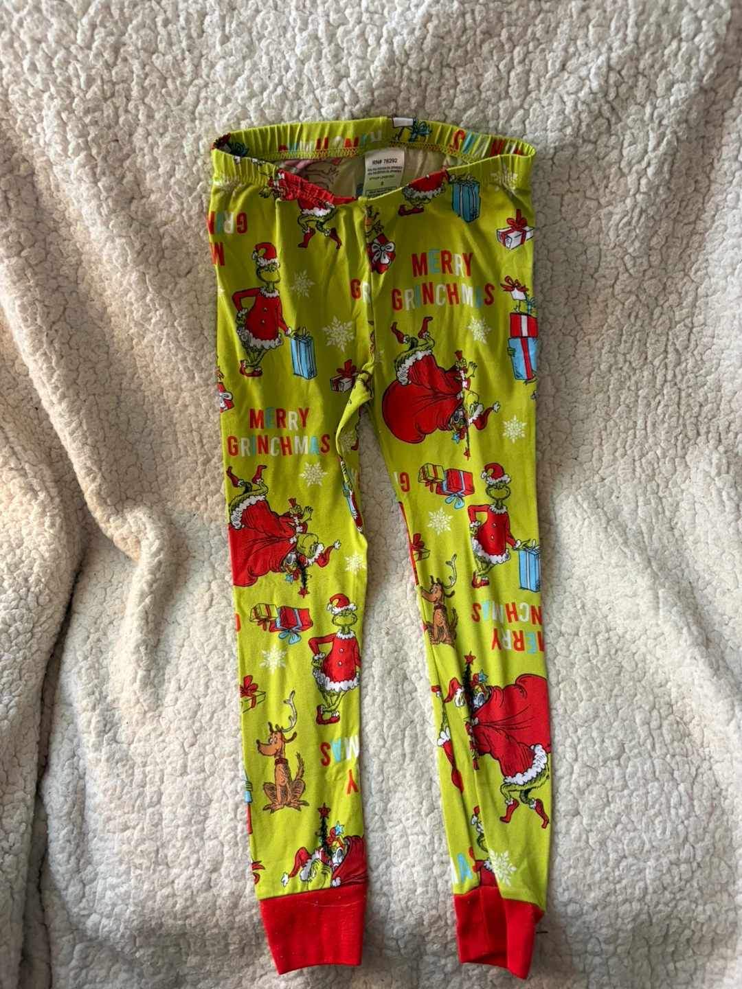 The Grinch Christmas Pajama Set Size 8 - photo 5