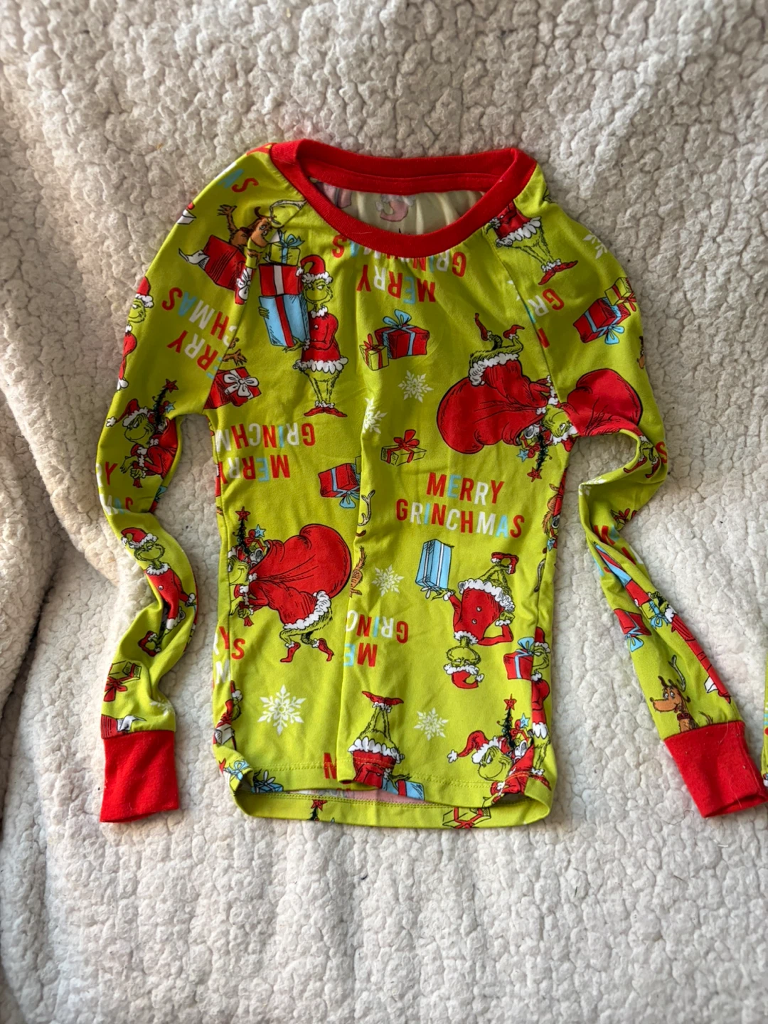 The Grinch Christmas Pajama Set Size 8 - photo 2