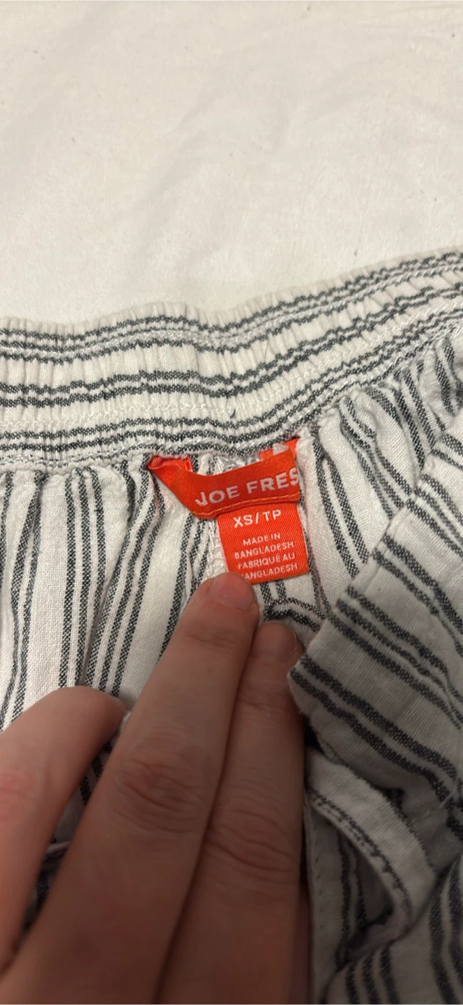 Joe Fresh Striped Linen-Blend Pants - photo 2