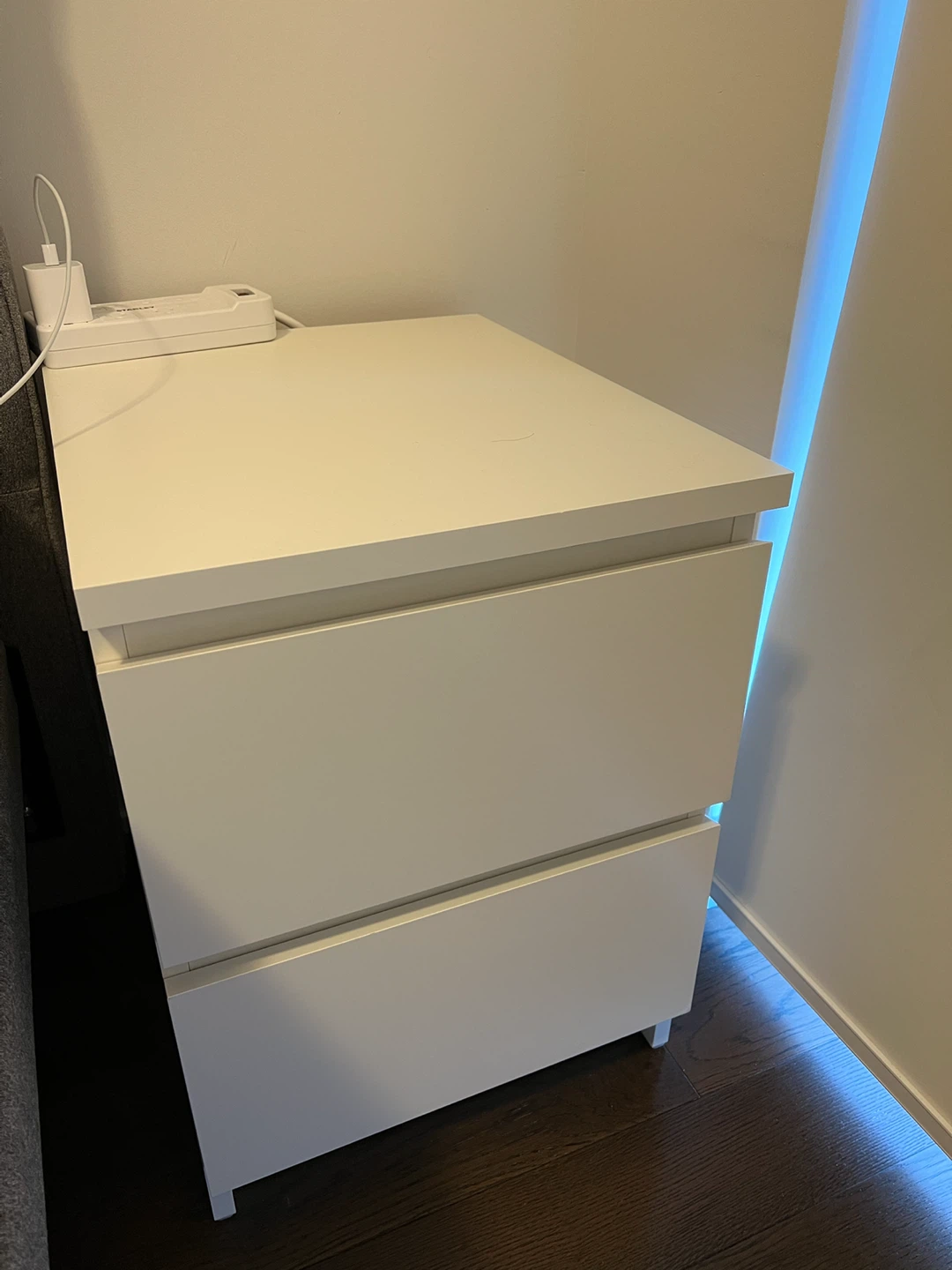 IKEA STORKLINTA Nightstand – White