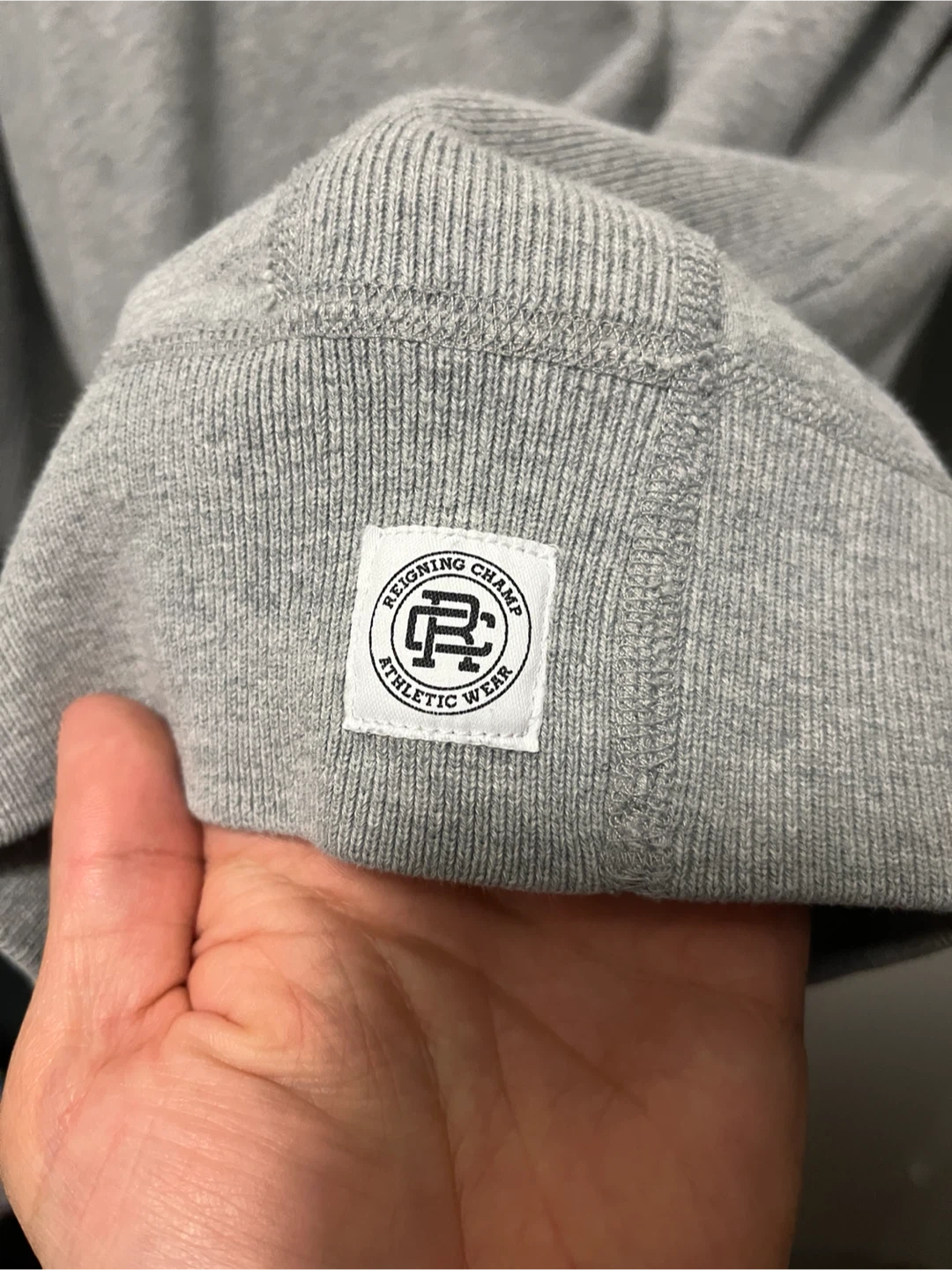 Reigning Champ Grey Hoodie S sized men - photo 2