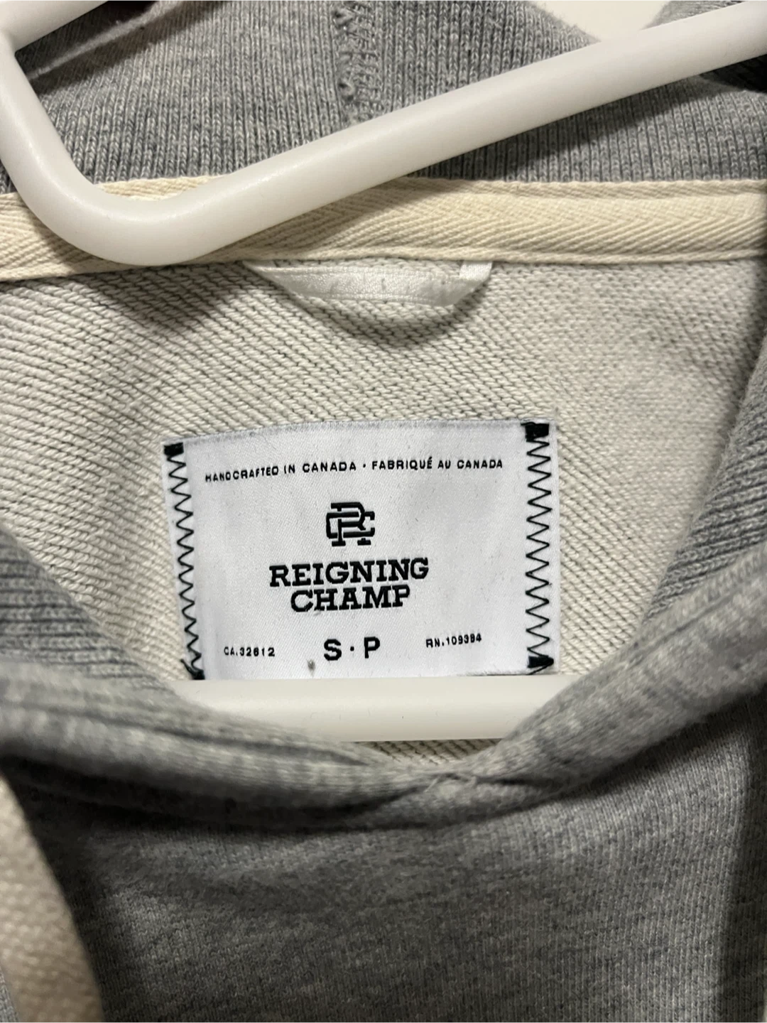 Reigning Champ Grey Hoodie S sized men - photo 3
