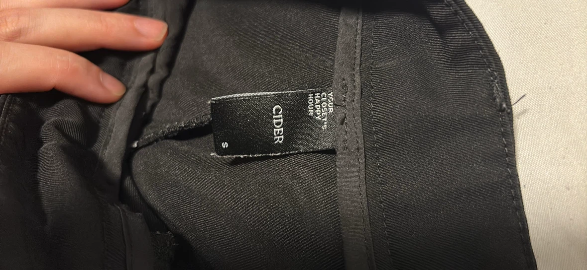 Cider Black Trousers - photo 3