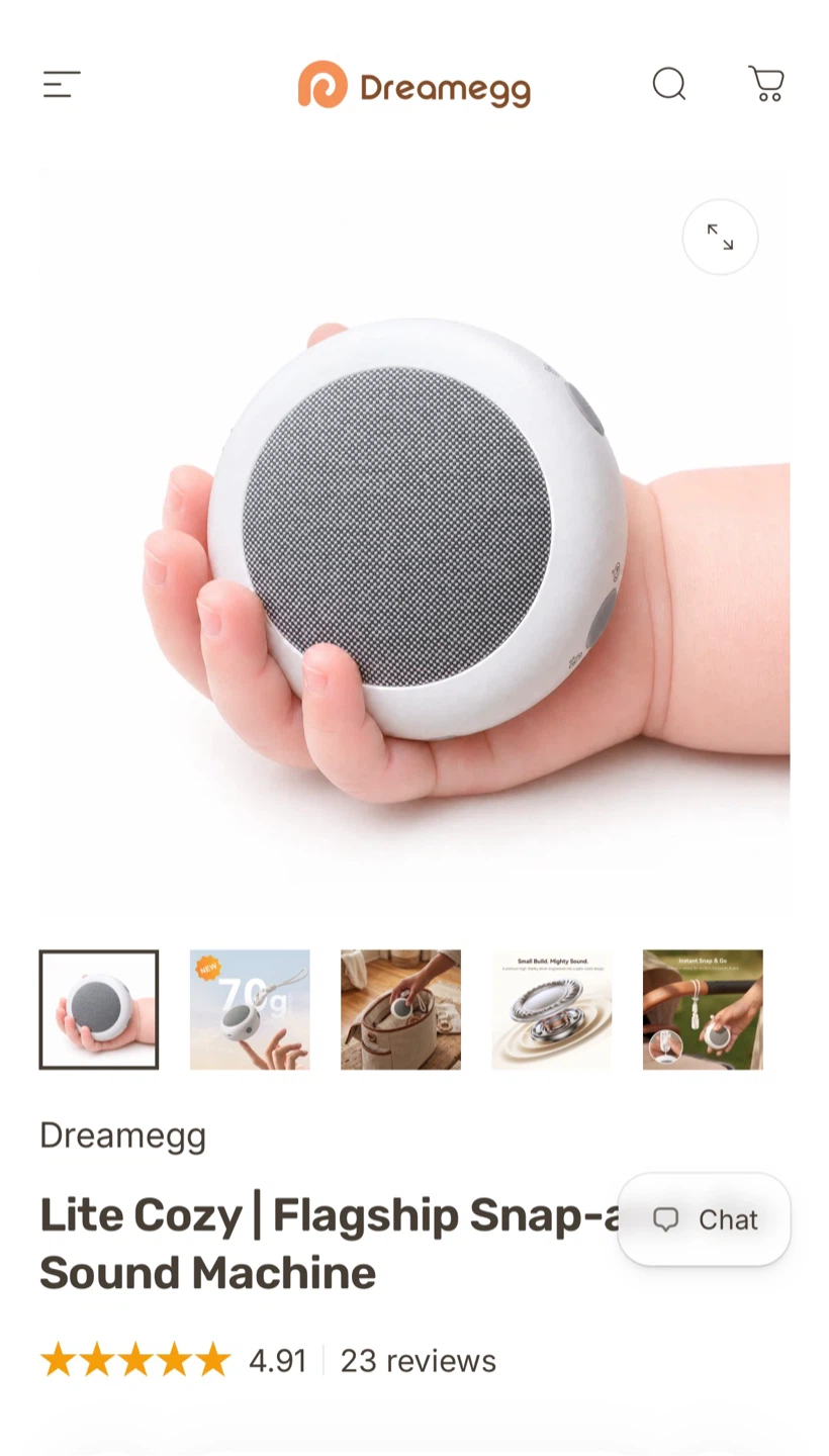 Dreamegg Lite Cozy Portable Sound Machine - photo 2