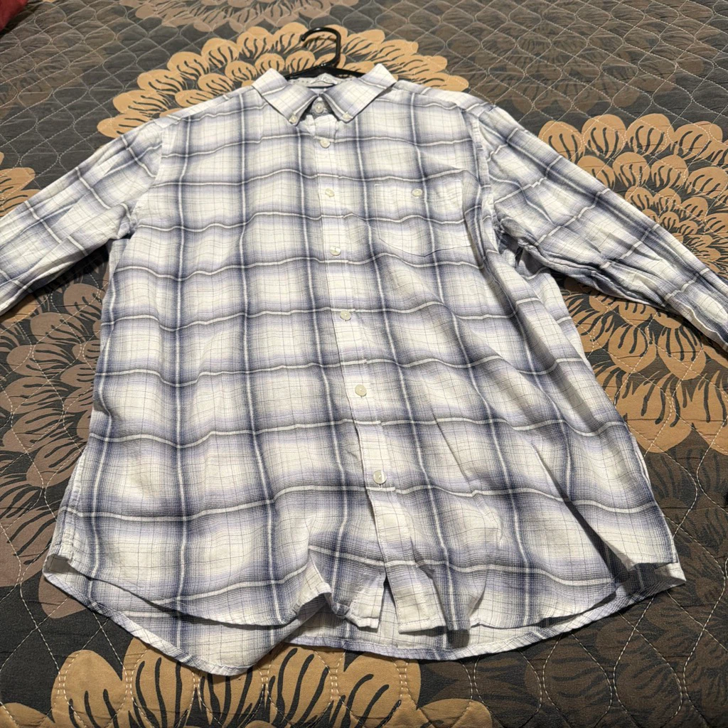 Calvin Klein Plaid Button-Down Shirt