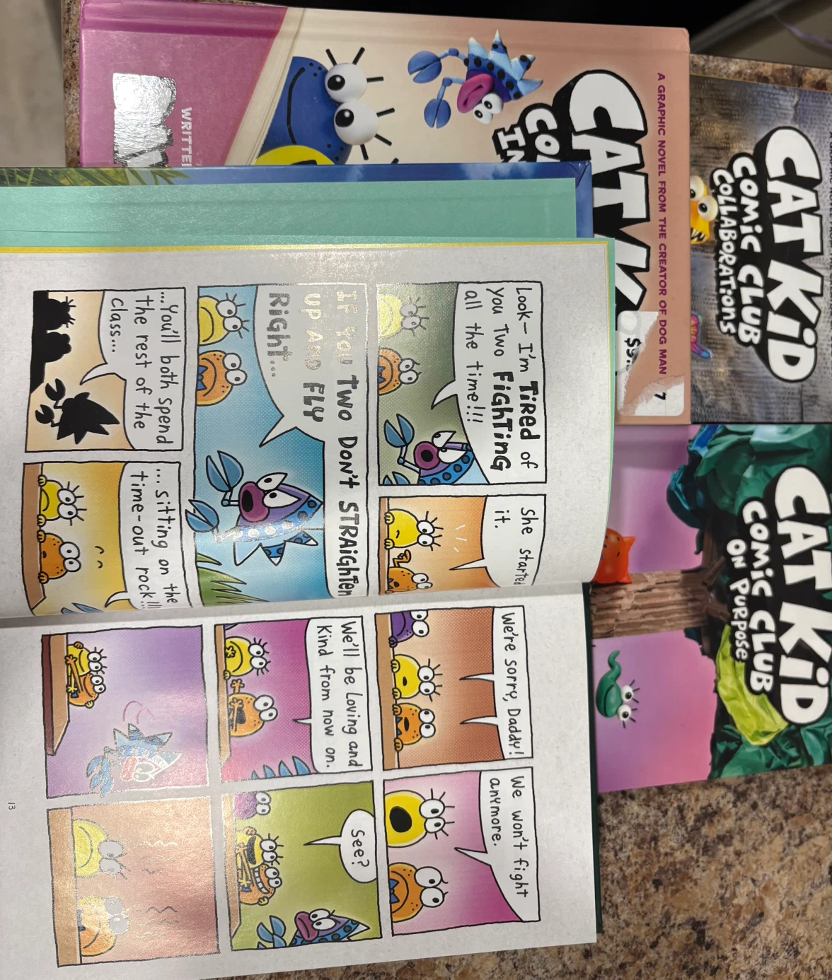 4 Cat Kid Comic Club Books by Dav Pilkey - photo 3