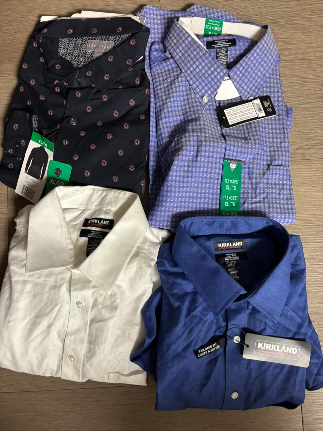 Lot of 4 Men's Dress Shirts - Size XL