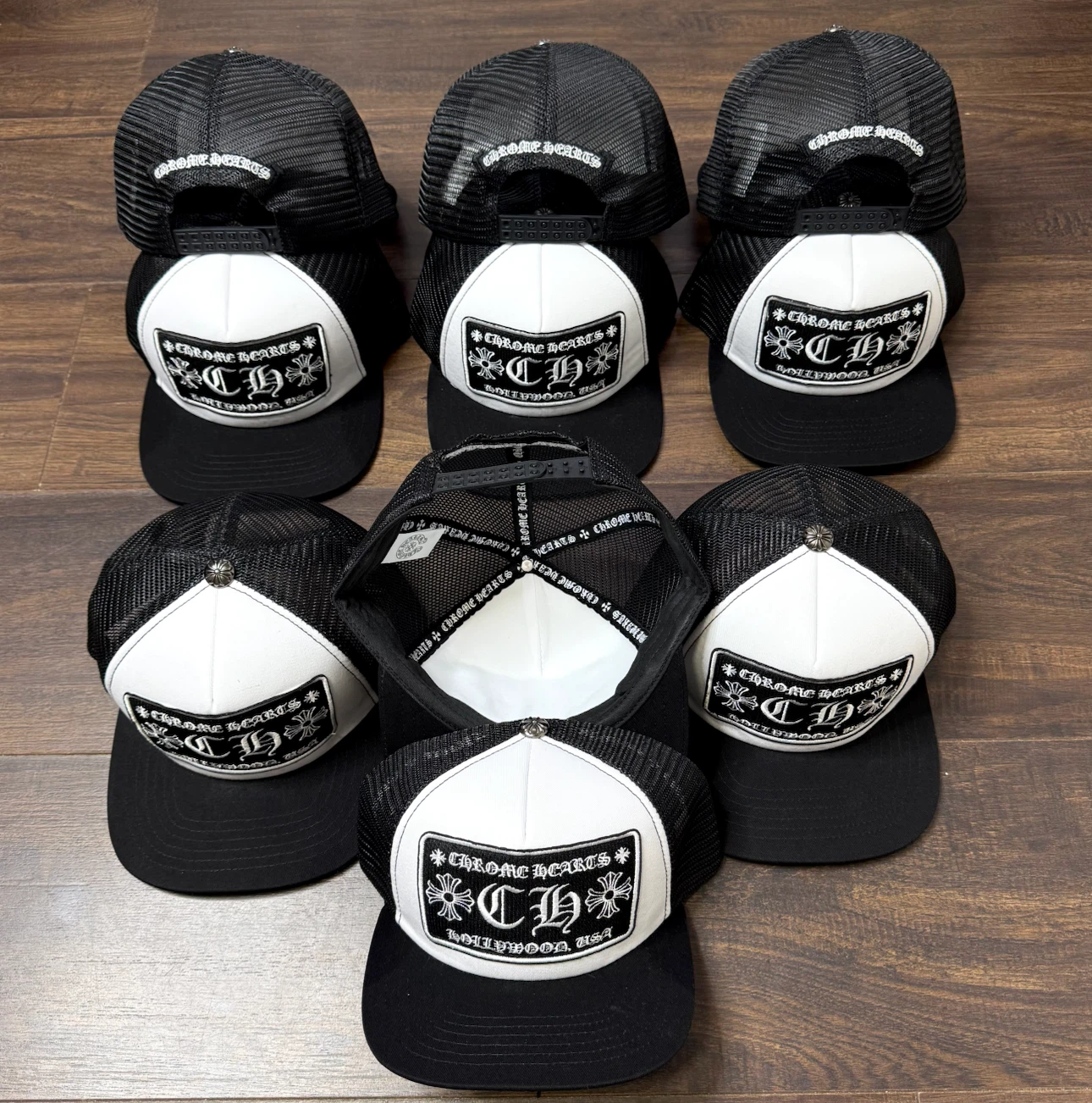 Chrome Hearts CH Logo Trucker Hat