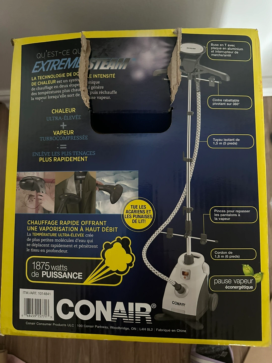 Conair ExtremeSteam Upright Fabric Steamer – 1875 W - photo 5