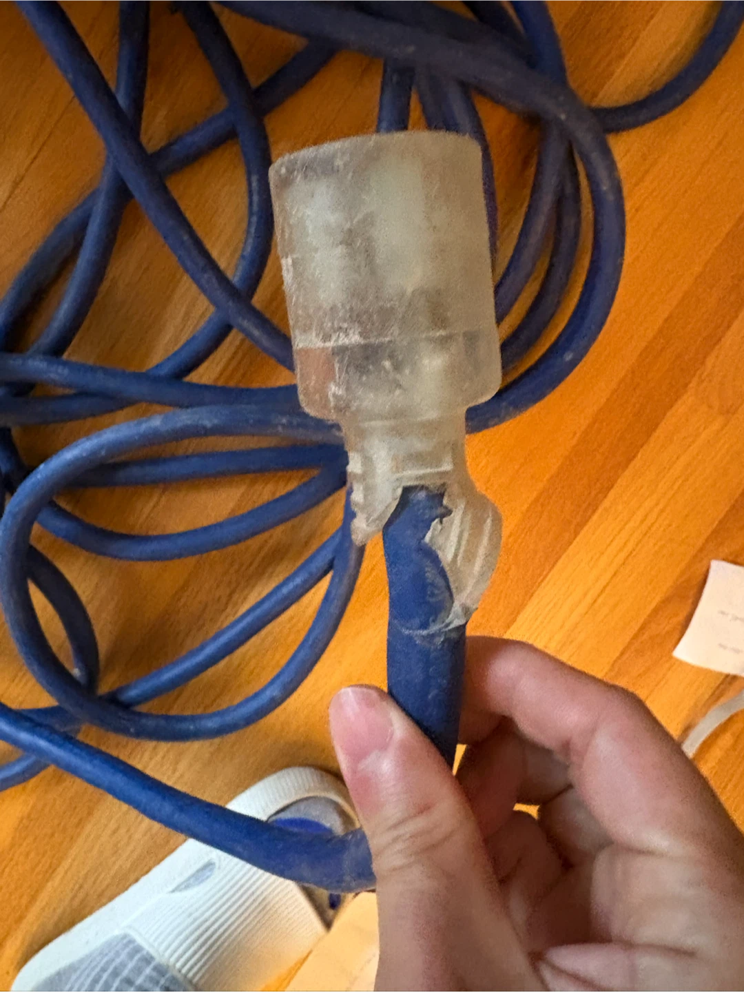 Heavy Duty Blue Extension Cord 50ft (15m) - photo 3