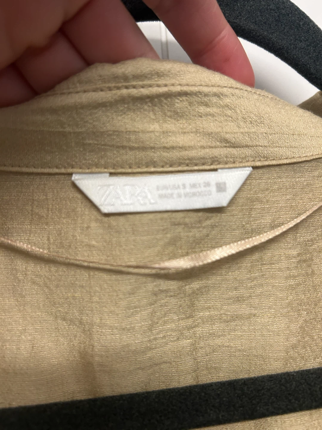 Zara Beige Zip-Up Utility Shirt - photo 3
