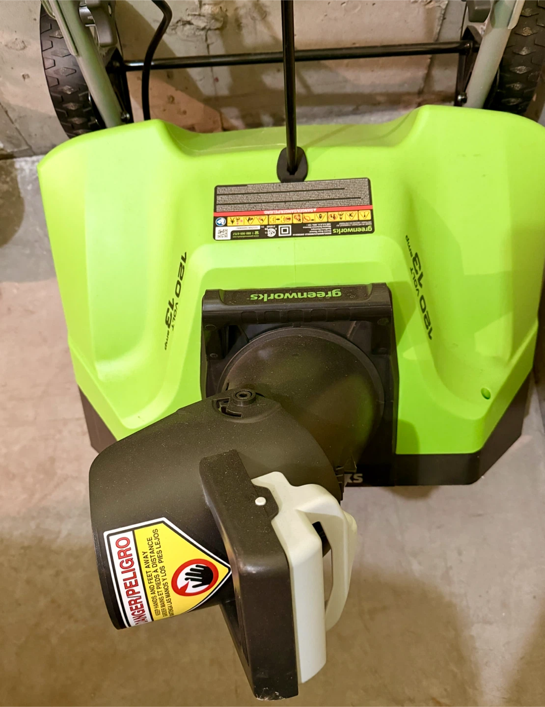 Greenworks 13 Amp 20-Inch Corded Electric Snow Blower! - photo 2