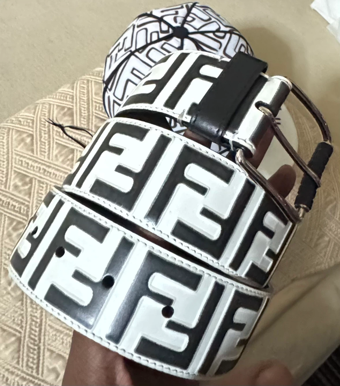 Fendi X Joshua Vides Hat & Belt - photo 3